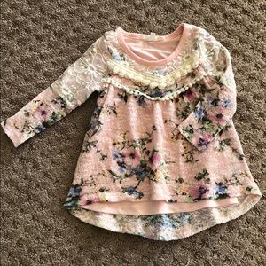 Toddler girl shirt - lower in the back